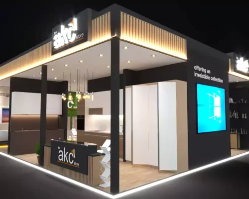 akc store stall design by inxs