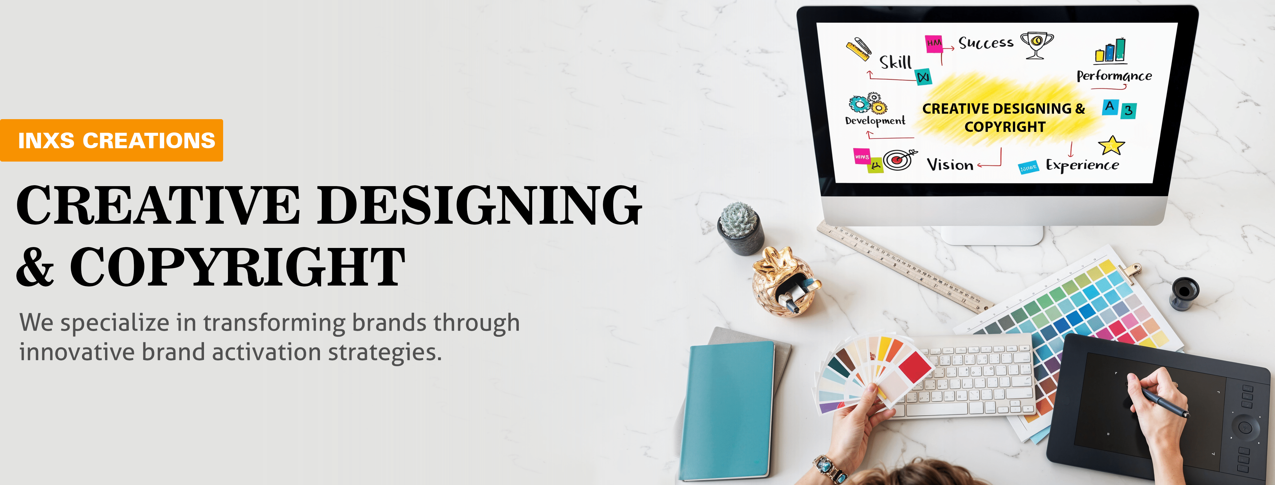 creative designing and copy writing