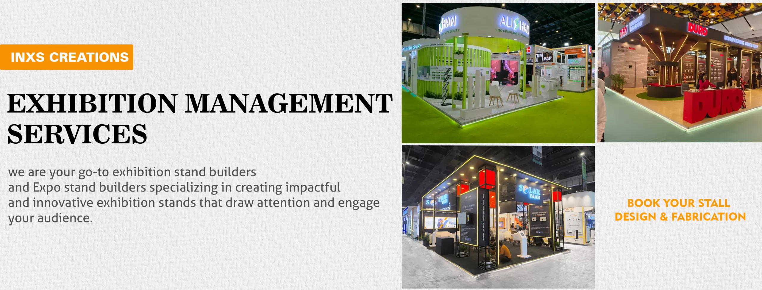 exhibition management services