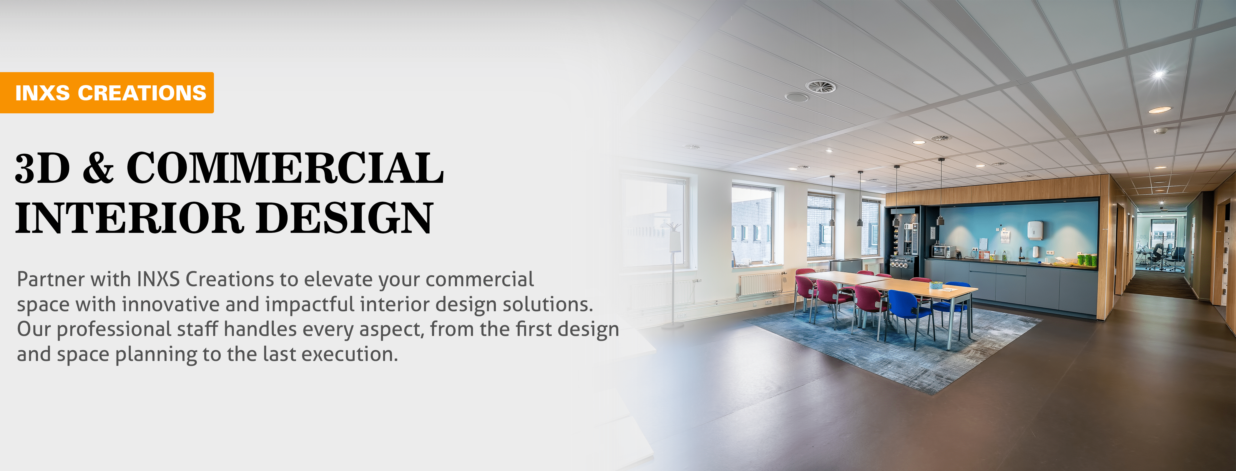 3D and commercial interior design