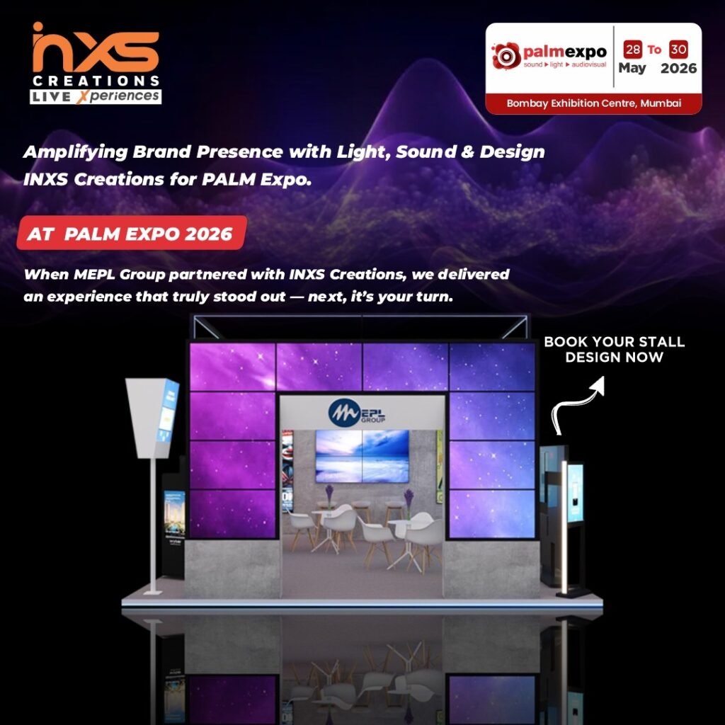 Best exhibition stall designer for Palm Expo 2026 Mumbai by INXS Creations